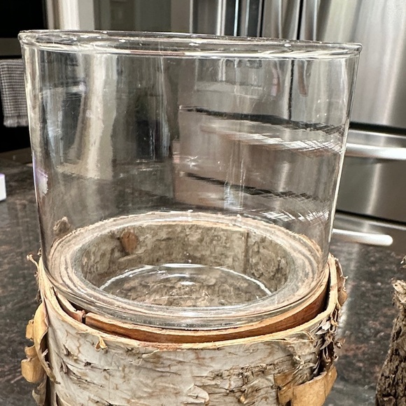 Rustic Birch Wood Glass Holders - Picture 5 of 8